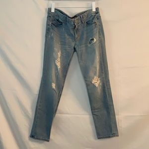 Express Modern Boyfriend Low Rise Jeans
